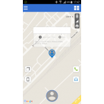 В режиме реального времени можно отслеживать по мобильному телефону или на web-сайте (бесплатно).